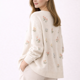 Soft Floral Knit Sweater